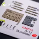 Kelik A-1J Skyraider interior 3D decals for Tamiya kit 1:48 (K48012)