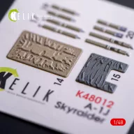   Kelik A-1J Skyraider interior 3D decals for Tamiya kit 1:48 (K48012)