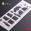 Kelik A-1J Skyraider interior 3D decals for Tamiya kit 1:48 (K48012)