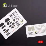   Kelik F-82 (F,G) Twin Mustang interior 3D decals for Modelsvit kit 1:48 (K48013)