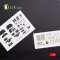 Kelik F-82 (F,G) Twin Mustang interior 3D decals for Modelsvit kit 1:48 (K48013)
