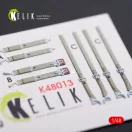 Kelik F-82 (F,G) Twin Mustang interior 3D decals for Modelsvit kit 1:48 (K48013)