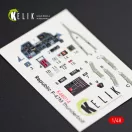 Kelik P-47M Thunderbolt interior 3D decals for Tamiya kit 1:48 (K48014)