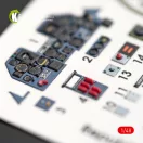Kelik P-47M Thunderbolt interior 3D decals for Tamiya kit 1:48 (K48014)
