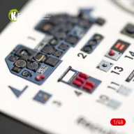   Kelik P-47M Thunderbolt interior 3D decals for Tamiya kit 1:48 (K48014)