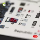 Kelik P-47M Thunderbolt interior 3D decals for Tamiya kit 1:48 (K48014)