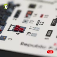   Kelik P-47M Thunderbolt interior 3D decals for Tamiya kit 1:48 (K48014)