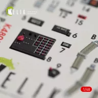   Kelik P-47M Thunderbolt interior 3D decals for Tamiya kit 1:48 (K48014)