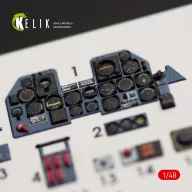   Kelik P-47M Thunderbolt interior 3D decals for Tamiya kit 1:48 (K48014)