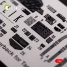 Kelik P-47D Razorback interior 3D decals for Tamiya kit 1:48 (K48015)