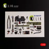   Kelik P-47D Thunderbolt interior 3D decals for Italeri/Academy kit 1:48 (K48016)