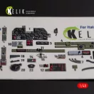Kelik P-47D Thunderbolt interior 3D decals for Italeri/Academy kit 1:48 (K48016)