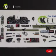   Kelik P-47D Thunderbolt interior 3D decals for Italeri/Academy kit 1:48 (K48016)