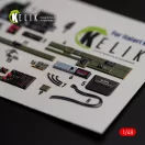 Kelik P-47D Thunderbolt interior 3D decals for Italeri/Academy kit 1:48 (K48016)