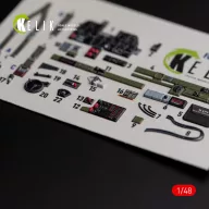   Kelik P-47D Thunderbolt interior 3D decals for Italeri/Academy kit 1:48 (K48016)