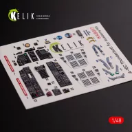   Kelik A-10C Thunderbolt interior 3D decals for Academy kit 1:48 (K48017)
