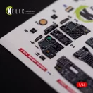 Kelik A-10C Thunderbolt interior 3D decals for Academy kit 1:48 (K48017)