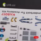 Kelik A-10C Thunderbolt interior 3D decals for Academy kit 1:48 (K48017)