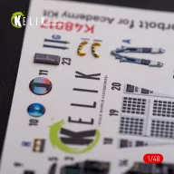   Kelik A-10C Thunderbolt interior 3D decals for Academy kit 1:48 (K48017)