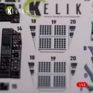 Kelik A-10C Thunderbolt interior 3D decals for Academy kit 1:48 (K48017)