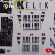   Kelik A-10C Thunderbolt interior 3D decals for Academy kit 1:48 (K48017)