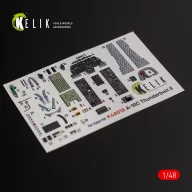   Kelik A-10C Thunderbolt II interior 3D decals for Italeri kit 1:48 (K48018)