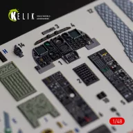   Kelik A-10C Thunderbolt II interior 3D decals for Italeri kit 1:48 (K48018)