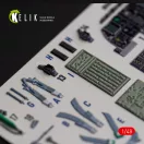 Kelik A-10C Thunderbolt II interior 3D decals for Italeri kit 1:48 (K48018)