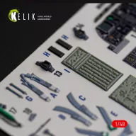  Kelik A-10C Thunderbolt II interior 3D decals for Italeri kit 1:48 (K48018)