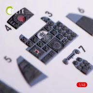   Kelik F-4 (B,N) Phantom II interior 3D decals for Academy kit 1:48 (K48020)