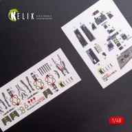   Kelik F-4 (B,N) Phantom II interior 3D decals for Academy kit 1:48 (K48020)
