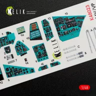 Kelik MI-24V interior 3D decals for Zvezda kit 1:48 (K48023)