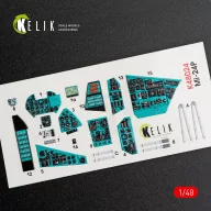 Kelik MI-24P interior 3D decals for Zvezda kit 1:48 (K48024)