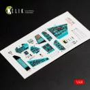 Kelik MI-24P interior 3D decals for Zvezda kit 1:48 (K48024)