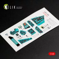 Kelik MI-24P interior 3D decals for Zvezda kit 1:48 (K48024)