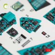 Kelik MI-24P interior 3D decals for Zvezda kit 1:48 (K48024)