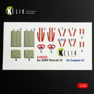   Kelik SU-24 interior 3D decals for Trumpeter kit 1:48 (K48025)