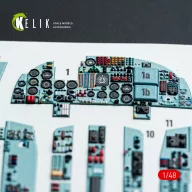   Kelik SU-24 interior 3D decals for Trumpeter kit 1:48 (K48025)