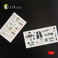 Kelik F-4B interior 3D decals for Tamiya kit 1:48 (K48027)