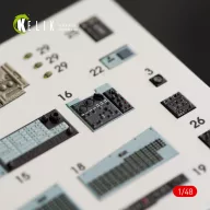 Kelik F-4B interior 3D decals for Tamiya kit 1:48 (K48027)
