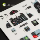 Kelik F-4B interior 3D decals for Tamiya kit 1:48 (K48027)