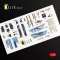 Kelik F/A-18A Hornet interior 3D decals for Kinetic kit 1:48 (K48028)