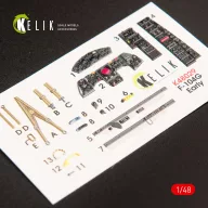   Kelik F-104G Starfighter early type interior 3D decals for Hasegawa kit 1:48 (K48029)