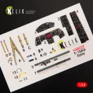 Kelik F-104G Starfighter early type interior 3D decals for Hasegawa kit 1:48 (K48029)