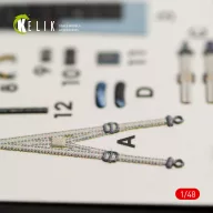   Kelik F-104J Starfighter interior 3D decals for Kinetic kit 1:48 (K48030)