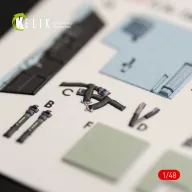   Kelik F/A-18E Super Hornet interior 3D decals for MENG kit 1:48 (K48031)