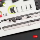 Kelik F-104G Starfighter late type interior 3D decals for Hasegawa kit 1:48 (K48032)