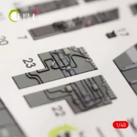  Kelik F/A-18B Hornet interior 3D decals for Kinetic kit 1:48 (K48033)