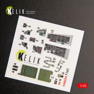   Kelik F-16C Fighting Falcon interior 3D decals for Kinetic kit 1:48 (K48034)