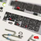 Kelik F-16C Fighting Falcon interior 3D decals for Kinetic kit 1:48 (K48034)